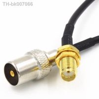 ↂ  PAL Male Jack To SMA Female Plug Connector RF Adapeter Wire RG174 Cable 15cm