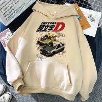 เสื้อมีฮู้ด Initial D 2022อนิเมะแบบสวมหัวสำหรับผู้ชายวินเทจเกาหลีเสื้อกันหนาวบุรุษ