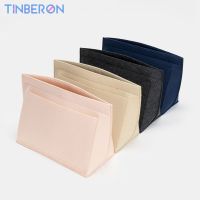 {LJYSA}  New Liner Bag TINBERON Insert Organize Cosmetic Bag Felt Cloth Makeup Bag Support Handbag Liner Travel Portable Insert Purse Bag กระเป๋า