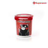 Srithai Superware ชุดกล่องถนอมอาหารเมลามีน ทรงกลม ขนาด 4.75 นิ้ว ลายลิขสิทธิ์ KUMAMON  รุ่น Longer Fresh 4.75"