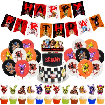 Five Nights Freddy Birthday Party Supplies, 25PCS Five Nights Freddy Cake  Decorations with Cake Cupcake Toppers for Five Nights Freddy Birthday Party