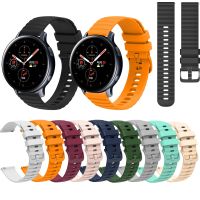 ☍✓✌ 20mm silikonowy pasek do Samsung Galaxy Watch Active 2 40mm 44mm zegarek 4 5 watch5 pro sprzęt sportowy zegarek bransoletka opaska na nadgarstek