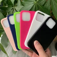 10ชิ้นลูกอมสีซิลิโคนอ่อนนุ่ม TPU ยางกันกระแทกที่ครอบคลุมกรณีเชลล์สำหรับ iPhone 14 Pro Max 13มินิ12 11 XS XR X 8 7บวก SE