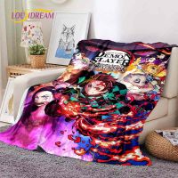 Japanese anime Demon Slayer printed blanket living room bedspread sofa travel office throw blanket quilt 5 size