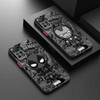 1 Marvel Groot Spiderman เคสโทรศัพท์สำหรับ Redmi Note 12 11 11T 11S 10 9 8 7 8T 9T 9T Pro Plus 9A 9C 10C 10S 12C K40 Capa แบบด้าน