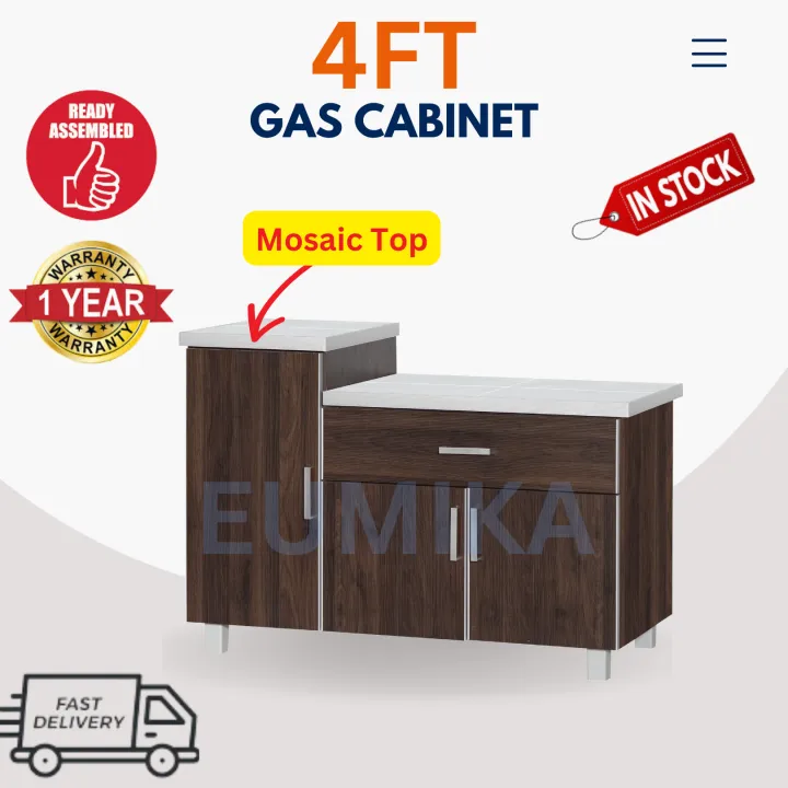 (READY ASSEMBLED) D20" 4ft Gas Storage