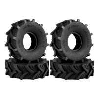 4 PCS 1.0 Mud Terrain Wheel Tire Rubber Tyre 62X20mm Rubber for Axial SCX24 AX24 FCX24 TRX4M 1/18 1/24 RC Crawler Car Parts