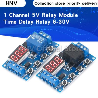【cw】 5V 12V 24V Digital Delay 1 Way Relay Cycle Timer Circuit Board Timing Module