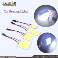 [TYEE Automotive Products] แผงโคมไฟ LED หลังคาเพดานจานไฟอ่านหนังสือโดมตกแต่งภายในรถยนต์24 36 48 SMD