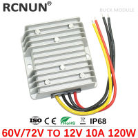 RCNUN 60V 72V ถึง12V 10A 20A DC DC Step-Down Power Converter 30-90V ถึง12V 120W 240W Buck ตัวควบคุมแรงดันไฟฟ้าสำหรับรถยนต์รถกอล์ฟ