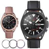 ZZOOI Metal Bezel Ring Case Glass Screen Protector Cover For Samsung Gear S3 Sport Galaxy Watch 4 Classic 42mm Huawei GT2 Magic 2 46mm