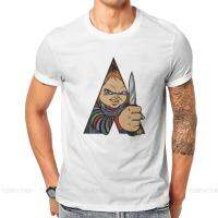 Work Orange Tshirt S Play Chucky Doll Horror Film Style Streetwear Comfortable T Shirt Male Short Sleeve Gift Clothes