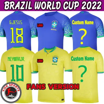 Brazil Soccer Jersey World Shirt Cup Football Fan' Unisex Jersey T