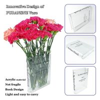 【YF】☄♟  Book Decoration Vase Transparent Table Culture Room Wedding