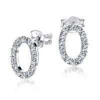 100% PURE 925 STUD EARRING WITH PREMIUM STONES STS-2153. PERFECT FOR DAILY WEAR AND GORGEOUS FOR SPECIAL EVENT.