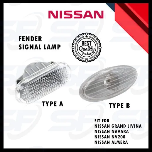 NISSAN GRAND LIVINA NAVARA NV200 ALMERA FENDER TURN SIGNAL LAMP