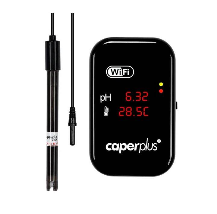 2023 New Caperplus Fish Tank Ph Tester Wifi Remote Intelligent Monitor Aquarium Water Quality
