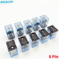 10 PCS,8Pin,DPDT,Miniature Coil Generalelectromagnetic Lntermediate Relay Switch,2NO2NC,HH52P MY2NJ,5A,AC 110220V,DC 1224V