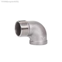 ✣¤ 1/8 1/4 3/8 1/2 3/4 1 1-1/4 1-1/2 NPT Female To Male Thread 304 Stainless Steel 90 Degree Elbow Pipe Fitting Connector