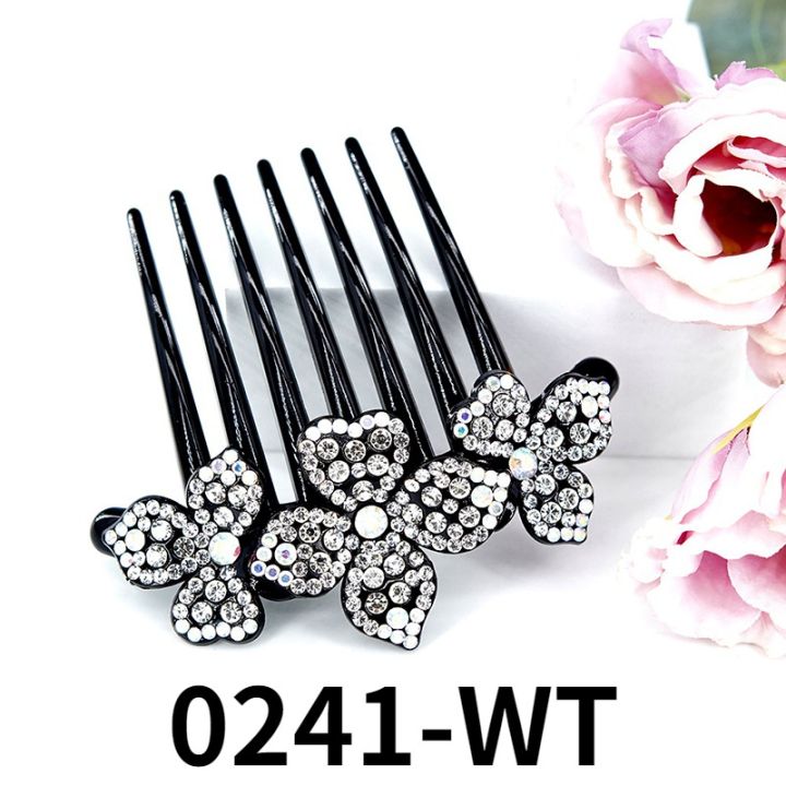 acrylic-flower-comb-korea-new-hair-accessories-colorful-rhinestone-flower-headwear-fashion-accessories