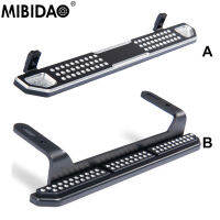 MIBIDAO 2ชิ้นโลหะด้านเหยียบร็อคเลื่อนคณะกรรมการ F Ootplate สำหรับ110 TRX-4 TRX4 Bronco เชฟโรเลตเสื้อ K5 RC ตีนตะขาบรถ