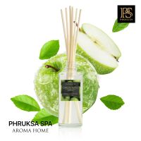 Phruksa Spa ก้านไม้หอมปรับอากาศ กลิ่น แอปเปิ้ลเขียว (Refill Reed Diffuser 50 ml. Green Apple)|ก้านไม้หอม |ก้านไม้หอมกระจายกลิ่น แถมฟรี! ก้านไม้หวาย