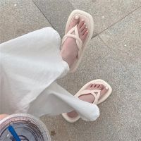 COD DSFGRTUTYIII ♧❄☞casual fashion new ins trendy flip flops non-slip female summer students wear soft bottom beach vacation flip-flop sandals