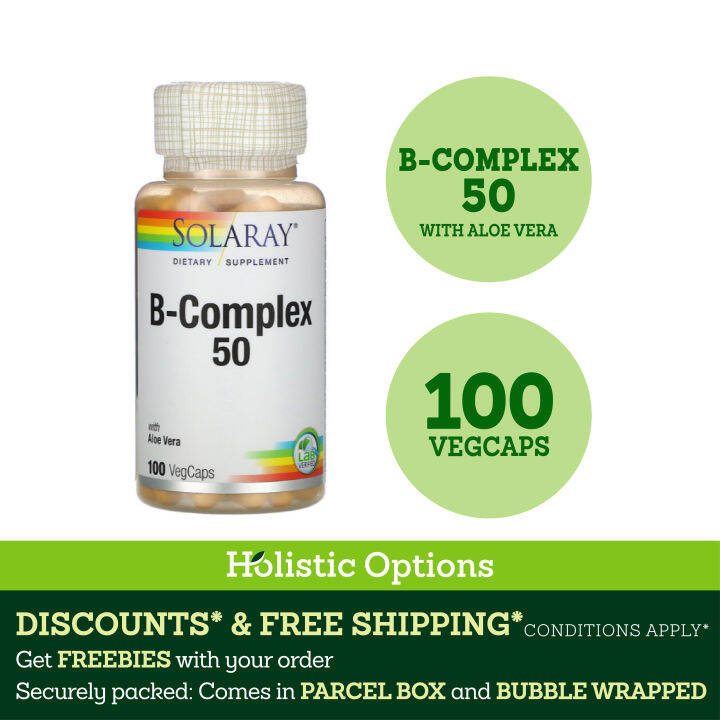 [Authentic] Solaray, Vitamin , 50 mg, 100 VegCaps Lazada PH