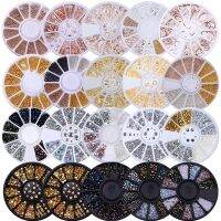 【CW】 12 Mixed Disc Decorations Colorful Shaped Rhinestones Rivet Ornament Supplies for