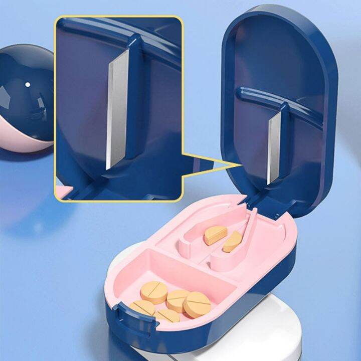 yf-1pc-pill-cutter-box-portable-drug-tablet-splitter-medicine-holder