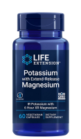 Life Extension  Potassium with extend-Release magnesium / 60 Vegetarian Capsules