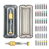 37 in 1 Precision Screwdriver Set Flywheel Design Handle S2 Alloy Phillips Torx Magnetic Drill Phone Watch Portable Repair Tool Drills  Drivers