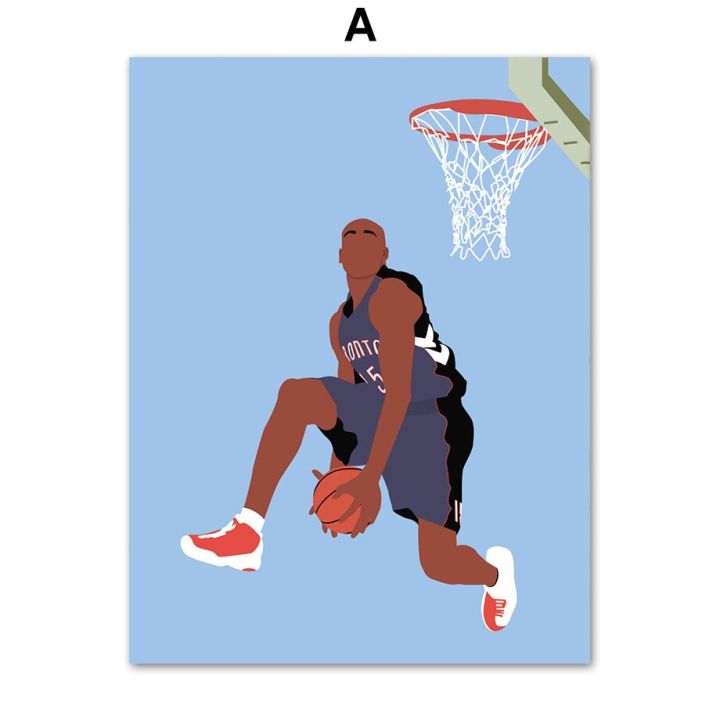 national-basketball-association-star-player-classic-wall-art-ภาพวาดผ้าใบโปสเตอร์และพิมพ์ภาพผนัง-boy-arena-gym-decor-new