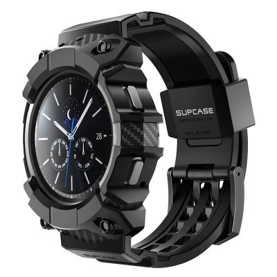 ஐ✗ SUPCASE UB Pro do Samsung Galaxy Watch 4 Classic Case 46mm (wydanie 2021) wytrzymała osłona ochronna z opaskami do zegarków