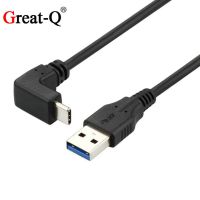 [ดีที่สุด A]✩ ✩ “Great-Q USB ประเภท3.0-ตัวผู้กับ USB3.1ประเภท-C ตัวผู้มุมมองขึ้น/ลง USB ซิงค์ข้อมูล &amp; อะแดปเตอร์เชื่อมต่อสาย C สายชาร์จ ☺