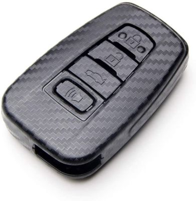 dfthrghd Key Fob Case for TOYOTA AVALON CAMRY COROLLA HATCHBACK C-HR PRIUS PRIME RAV4 2 3 4 Button Keyless Entry Remote Cover