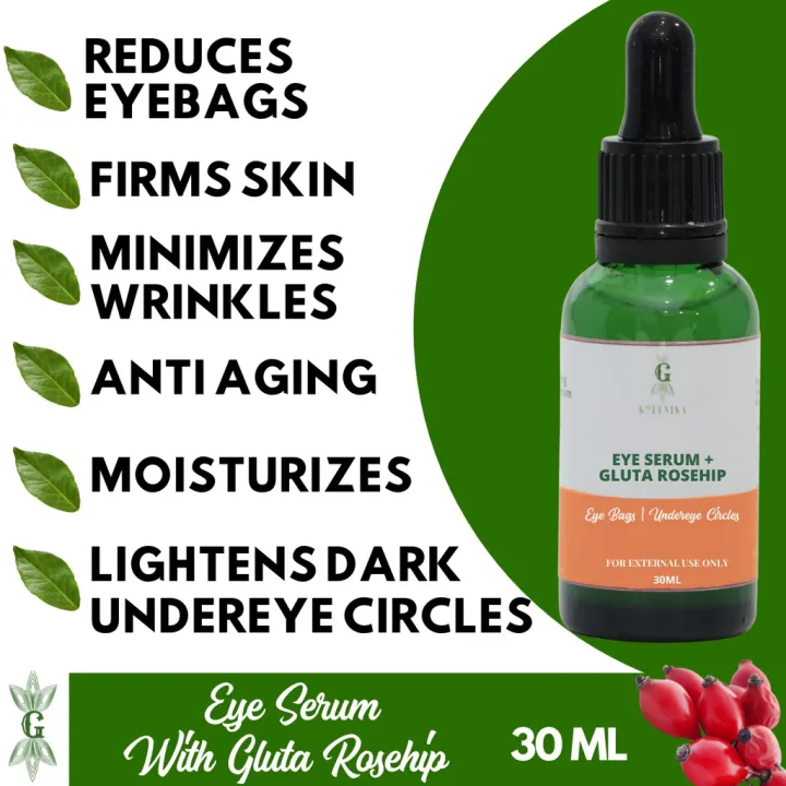 [ REDUCES EYE BAGS + DARK UNDEREYE CIRCLES ] Greenika Eye Serum Removes