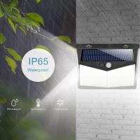 208LED Solar Garden Wall Light PIR Motion Sensor Outdoor Path Yard Security Lamp Easy to Install without Pulling Wires