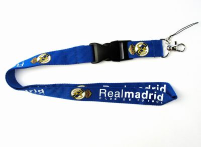 Wholesale a variety of football club logo lanyard key chain sling hanging neck type neck belt badge hanging rope