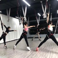 ┇™☊ Indoor bungee vitality belt magic aerial yoga elastic dance fitness training suspended equipment
