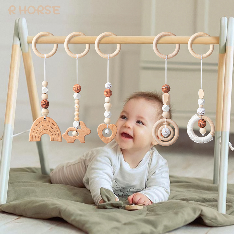 Baby Fitness Frame Activity Gym Music Hanging Bell Early Educational Intelligence Game Toy Set Baby Kick and Gym Play Pushchair Hanging Toys Gift for Newborns Toddlers 