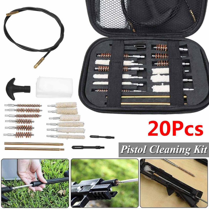 20pcs-ชุดเครื่องมือทำความสะอาด-universal-straw-cleaning-tool-kit-pipeline-cleaner-mop-brush-accessories-with-bags