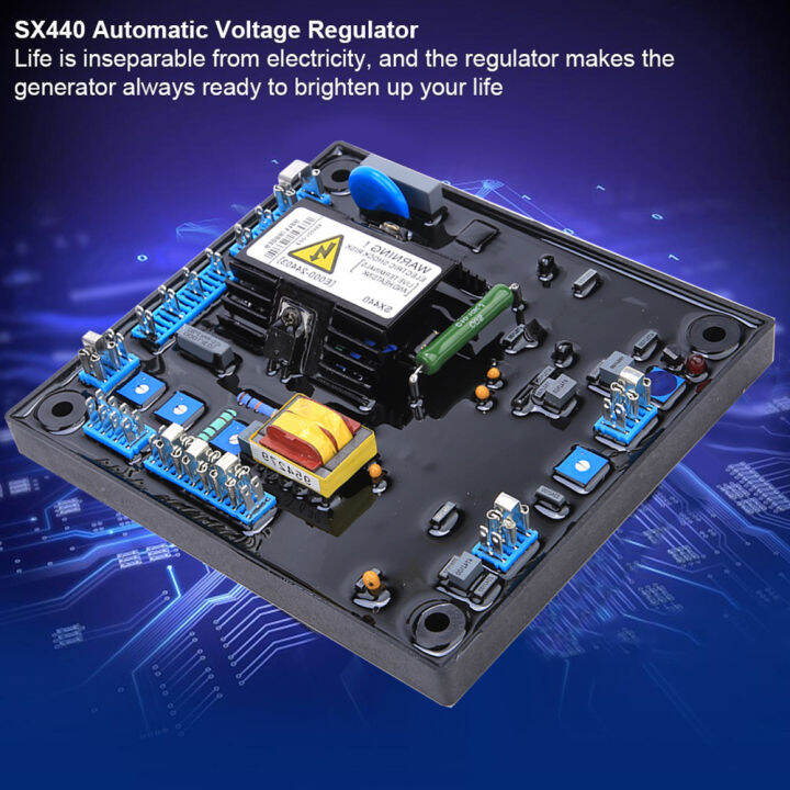 avr-automatic-voltage-regulator-sx440-brushless-voltage-module-generator-อะไหล่ทดแทน