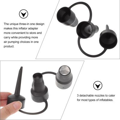 ：《》{“】= 2 Set 3 Sizes Plastic Nozzle Pump Nozzle Head Air Inflator Adaptor Replacement Nozzles Inflatable Nozzle Three Inflatable Nozzle