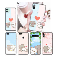 191NO Kawaii Animal อ่อนนุ่ม Black ซิลิโคน ปก หรับ VIVO Y53 Y91C Y55 Y55S Y93 Y95 Y53S Y81I Y50 Y71 Y30 Y91 V15 V11 Y81S V20 Y81 V23 V21E V21 V20I Pro SE เคสโทรศัพท์