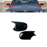 1 Set Car Side Mirror Case Trim for BMW 3 Series E90 E91 E92 E93 2008-2013 5116720520 Glossy Black