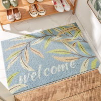 Home Entrance Door Mats Floor Mat Can Be Cut Silk Ring Balcony Dust Removal and Wear-Resistant PVC Household Non-Slip Outdoor Floor Mat