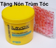 1000ml Hấp dầu ủ tóc giữ màu nhuộm 04 D Tinh chất Nano Collagen Lavox tặng thumbnail