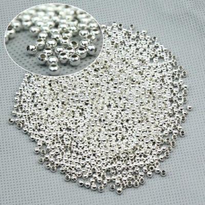 1000pcs DIY 3MM Stainless Steel Ball Jewelry Spacer Metal Beads For Jewelry Making Bracelet
