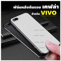 ฟิล์มหลังลายเคฟล่า สำหรับ Vivo Y12|Y17|Y19|Y71|Y81|Y91c|Y95|Y30|Y50|V17|V17Pro|V15|V15Pro|V11|V11i